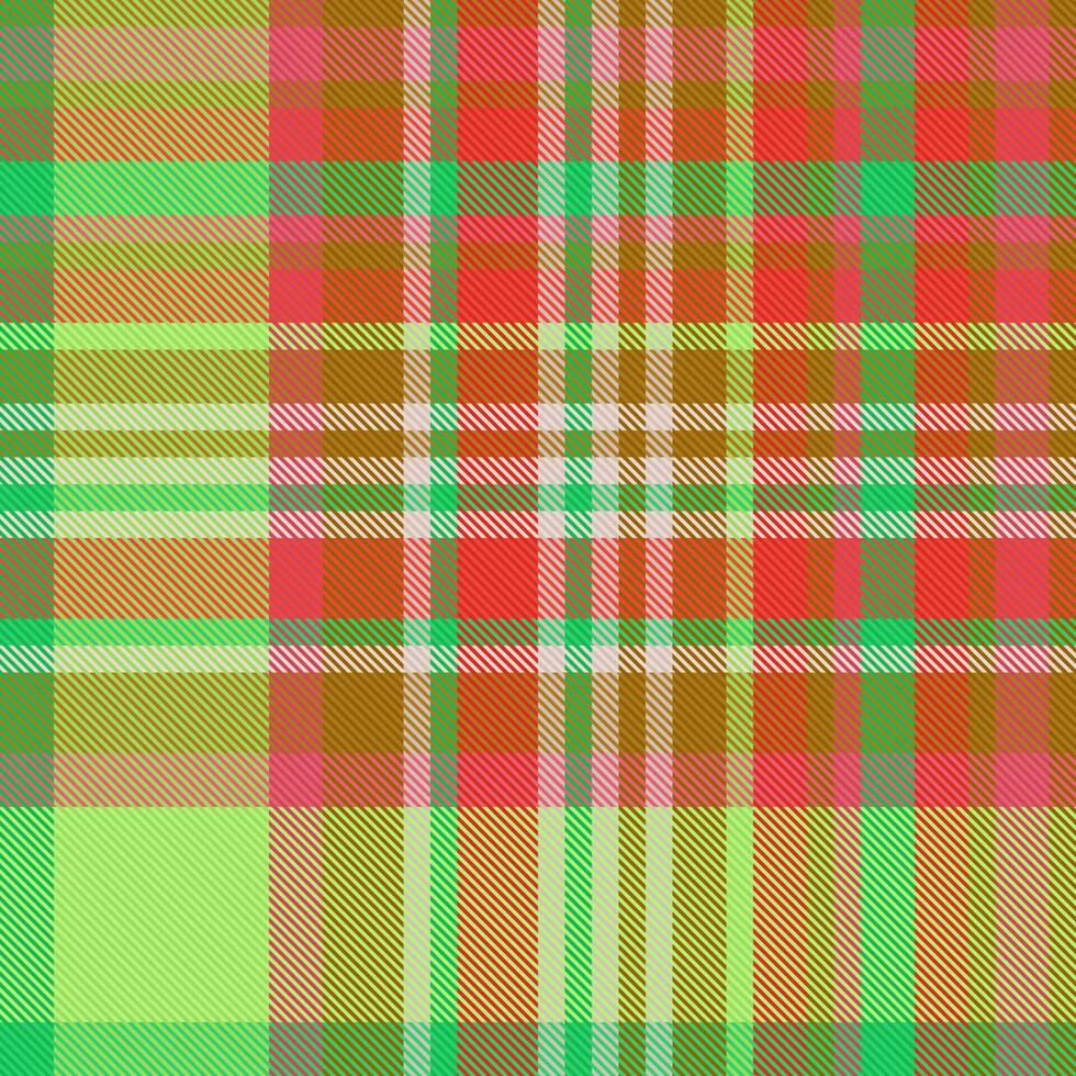 Check tartan plaid. Vector seamless texture. Background fabric textile pattern.