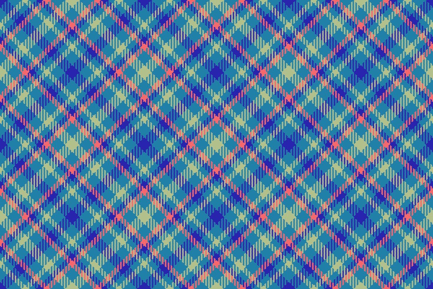 Background pattern seamless. Check fabric vector. Tartan plaid textile texture. vector