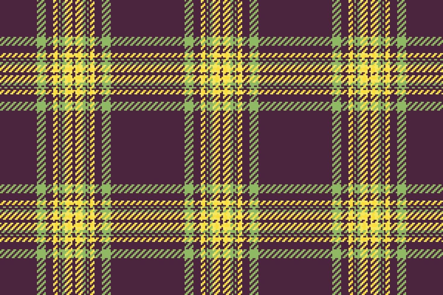 Vector check texture. Seamless tartan pattern. Plaid fabric textile background.