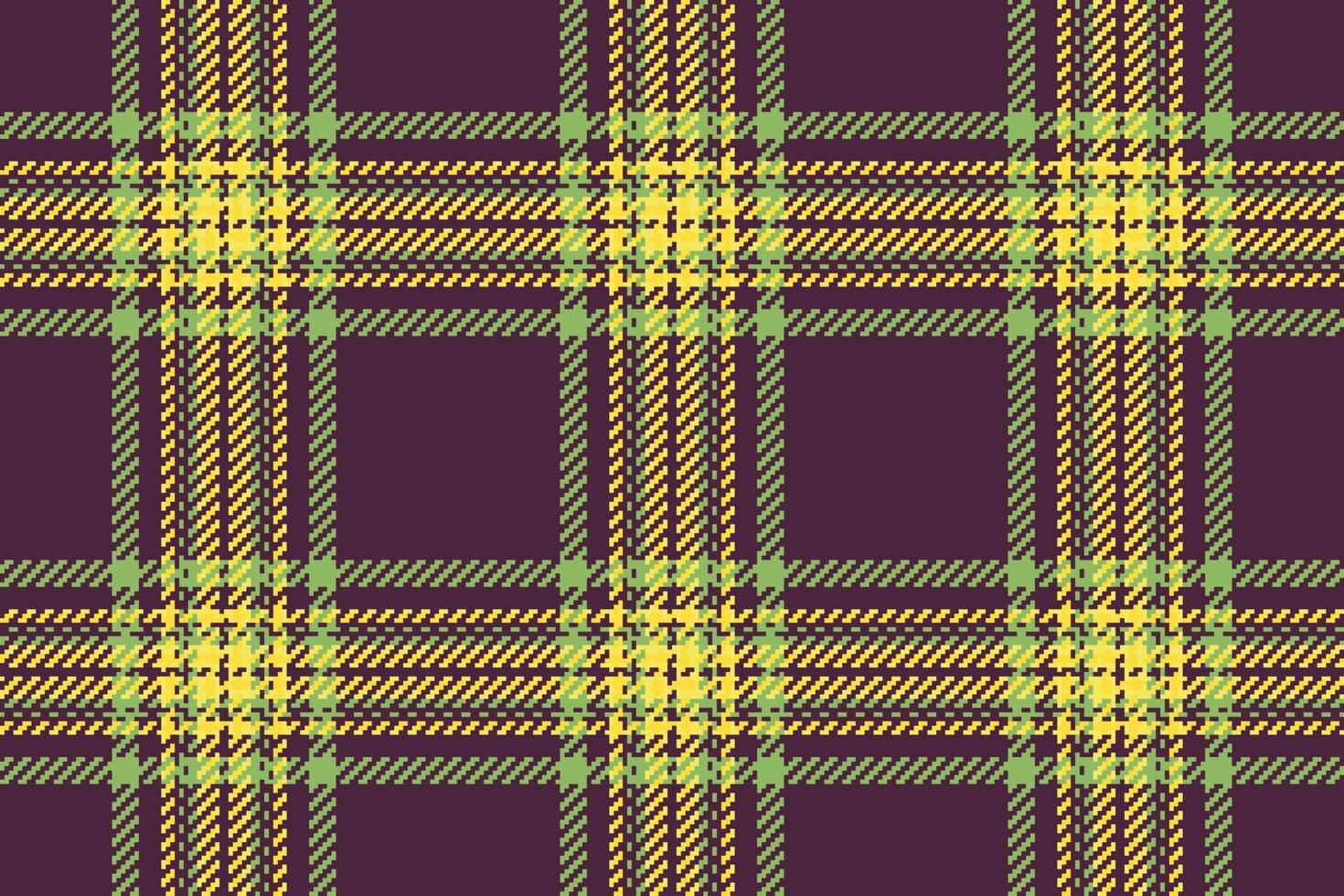 Vector check texture. Seamless tartan pattern. Plaid fabric textile background.