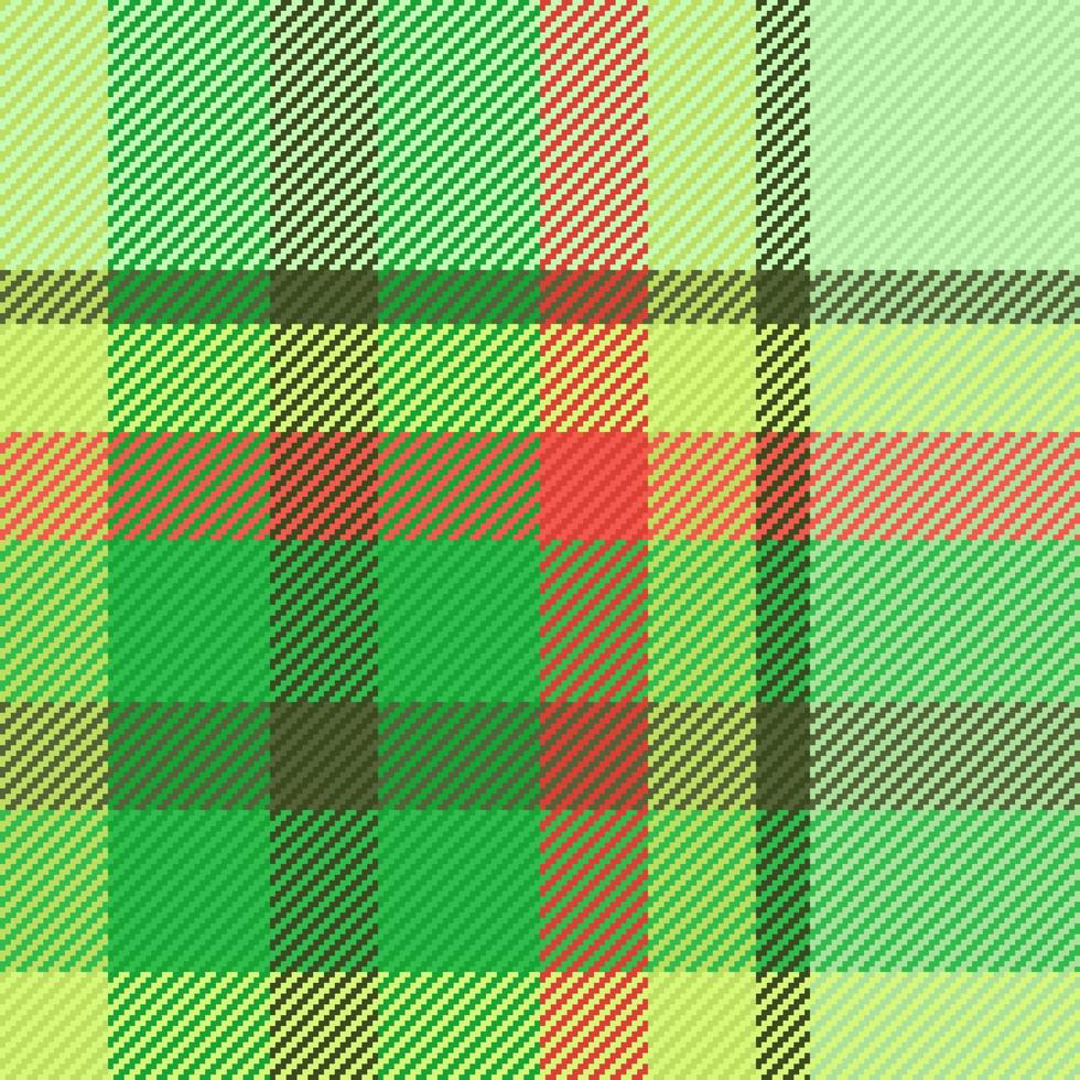 Textile seamless pattern. Texture fabric plaid. Check vector tartan background.