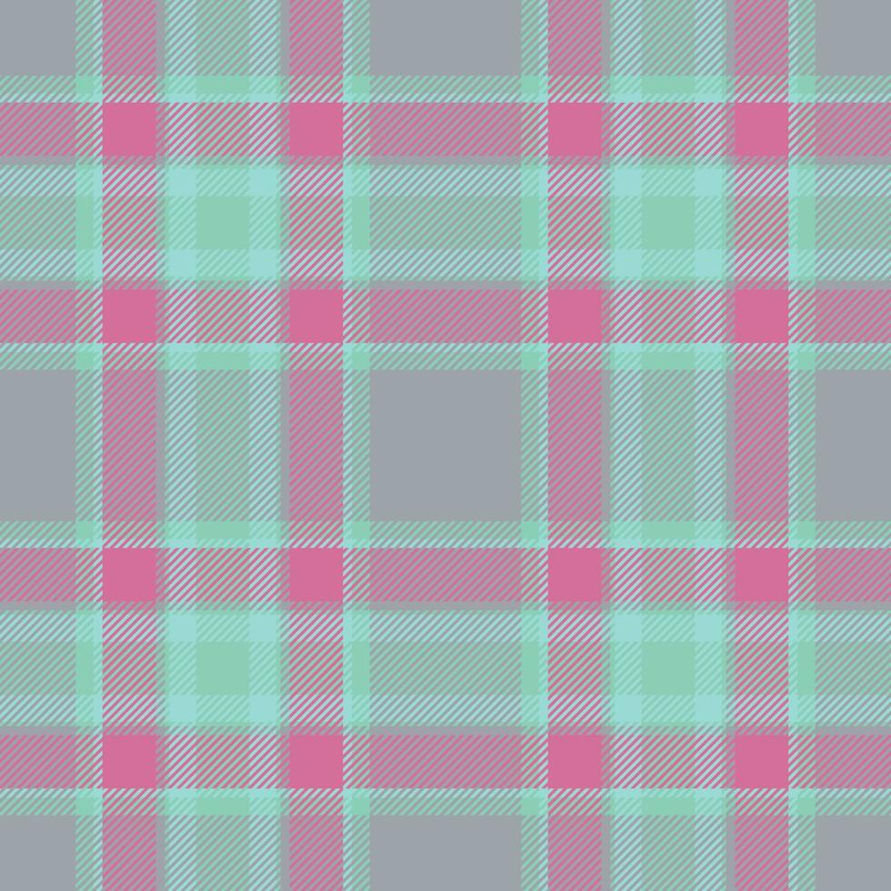 Plaid seamless pattern. Check fabric texture. Vector textile print.