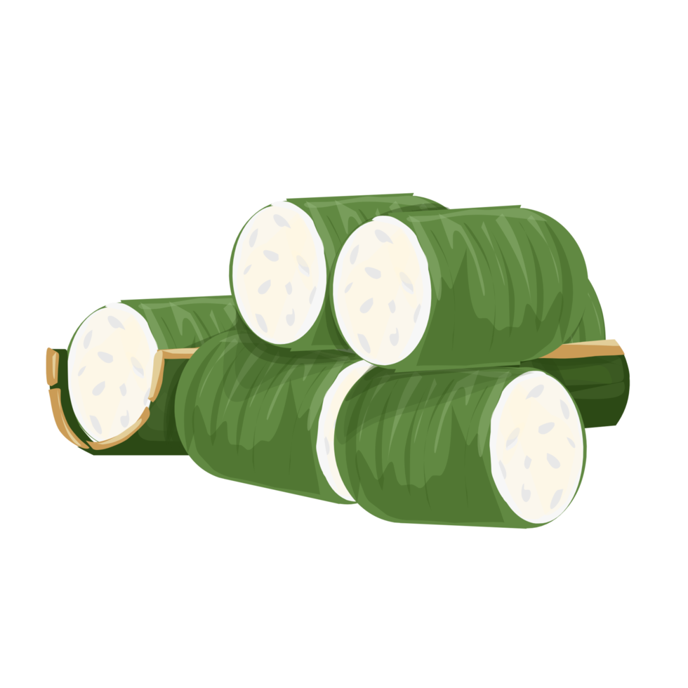 Lemang food illustration png