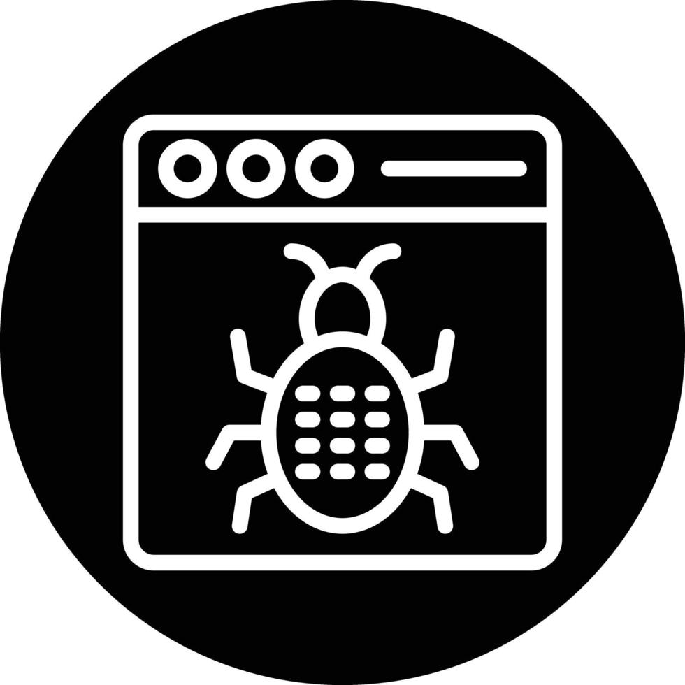 Bug Vector Icon Design