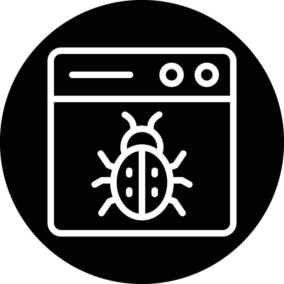 diseño de icono de vector de malware