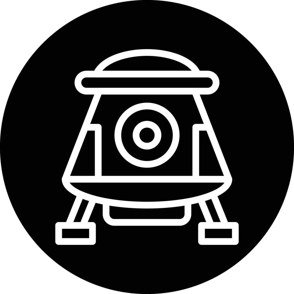 Space Capsule Vector Icon Design