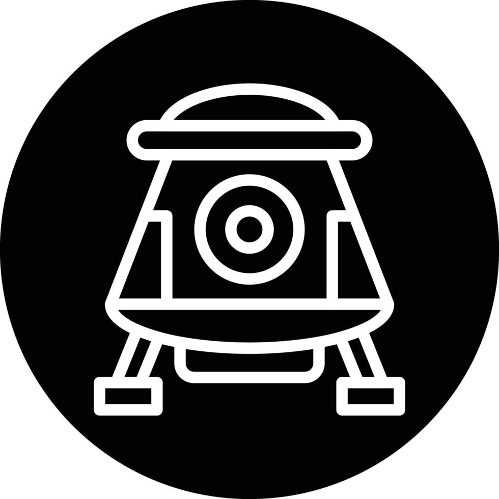 Space Capsule Vector Icon Design