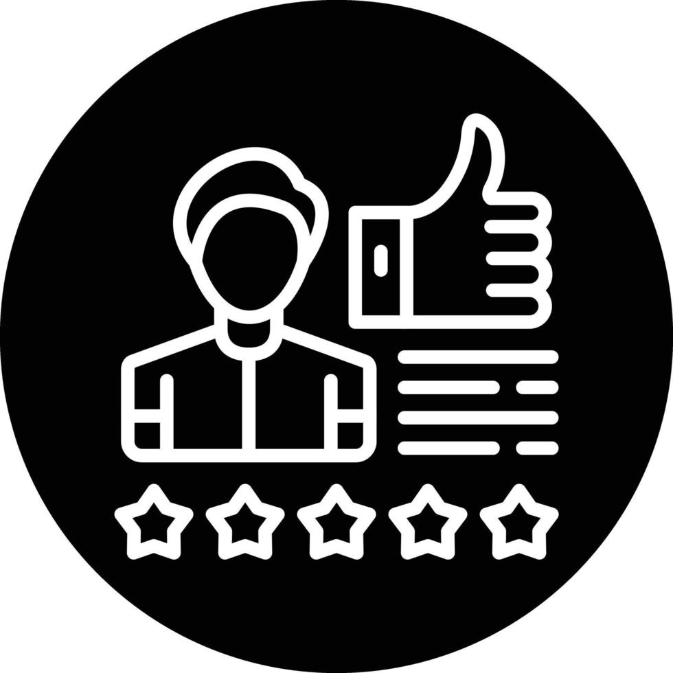Customer Reviews Vector Icon Design