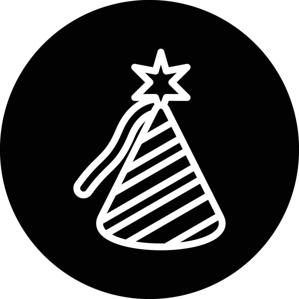 Party Hat Vector Icon Design