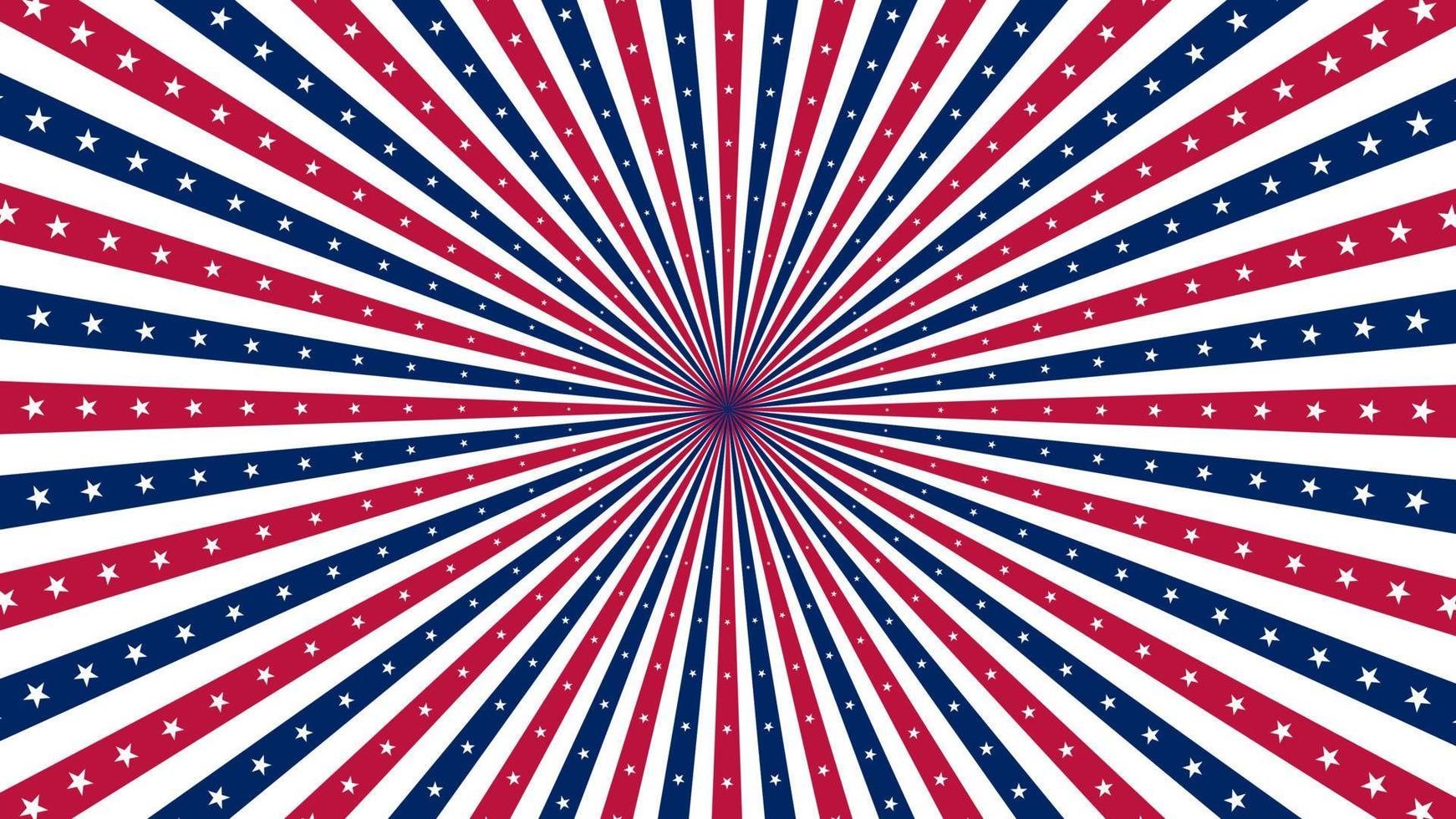 US Memorial day, USA American Country flag background National Independence day 4th of July fireworks vector