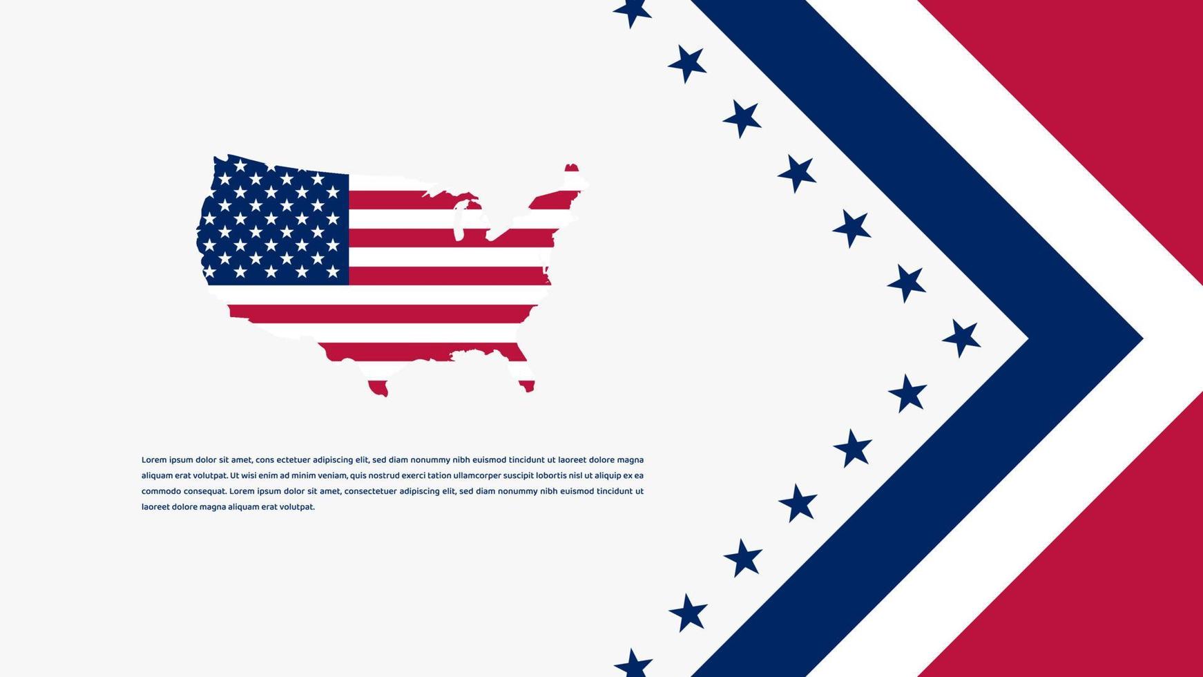 US Memorial day, USA American Country flag and symbols National Independence day 4th of July fireworks vector