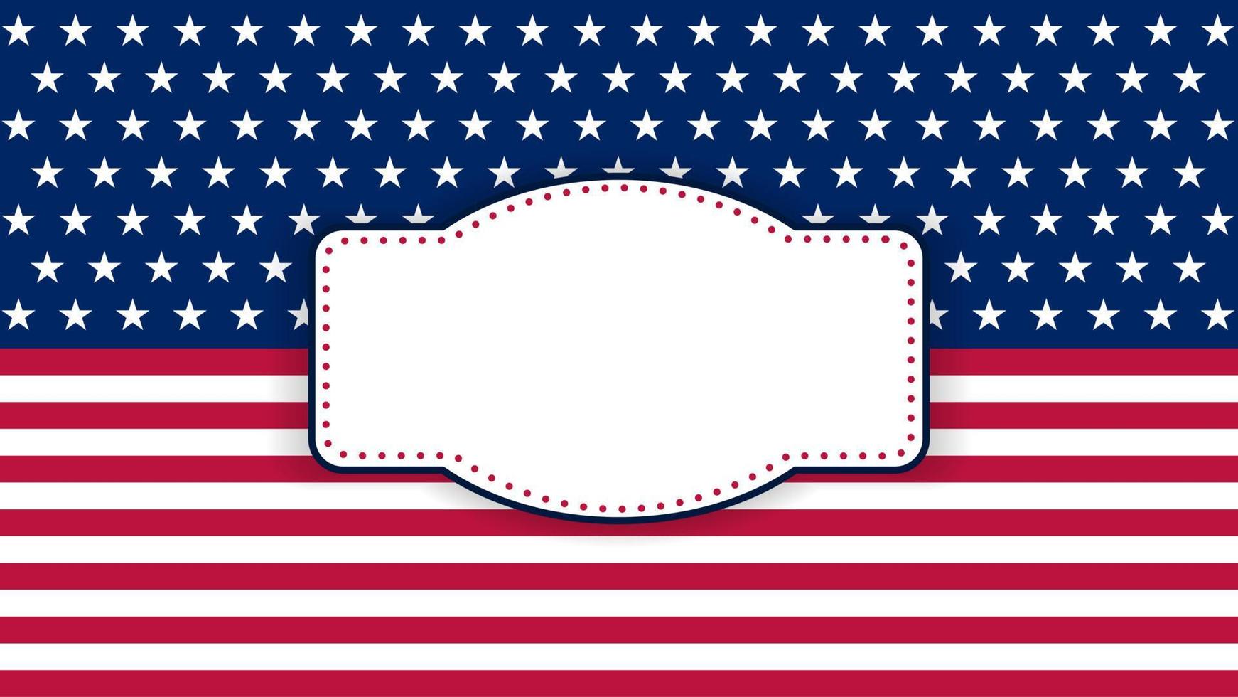 US Memorial day, USA American Country flag background National Independence day 4th of July fireworks vector