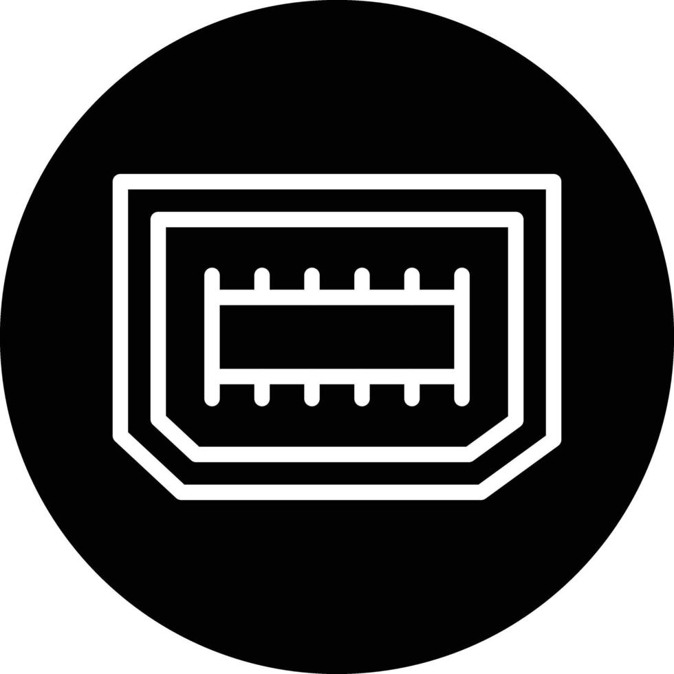 Hdmi Port Vector Icon Design