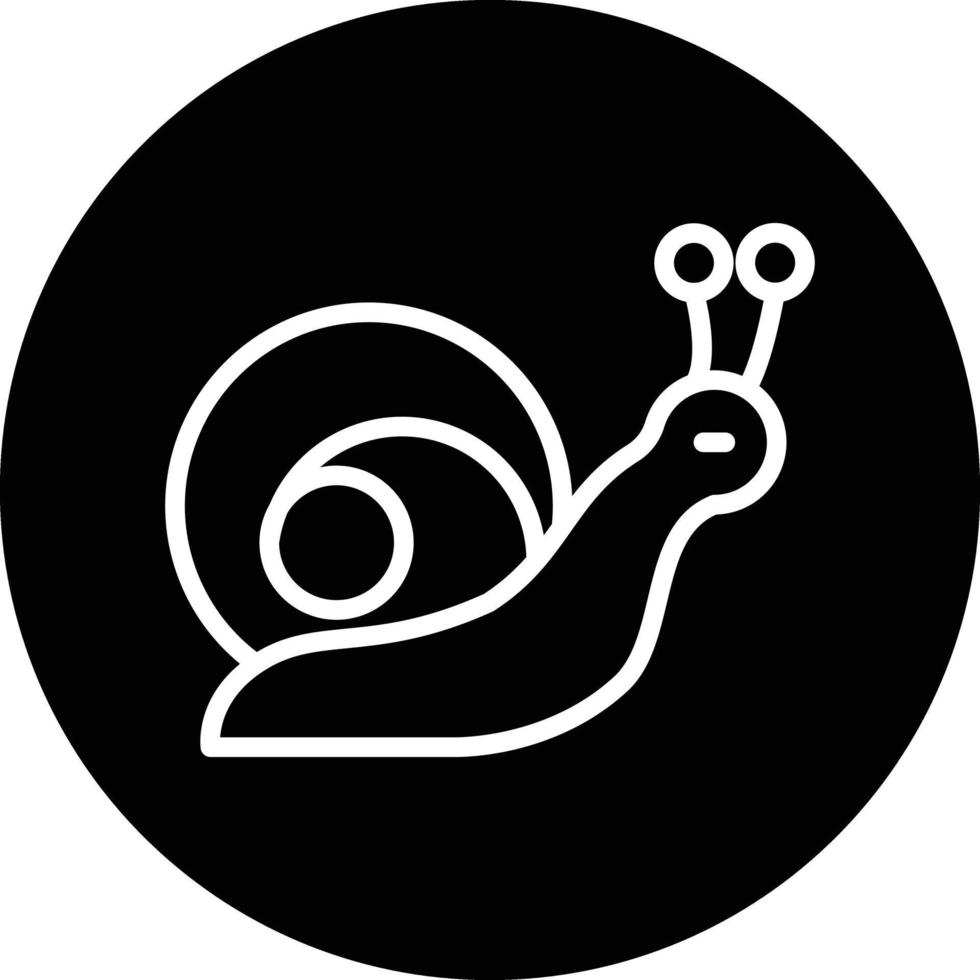 Snail Vector Icon Design