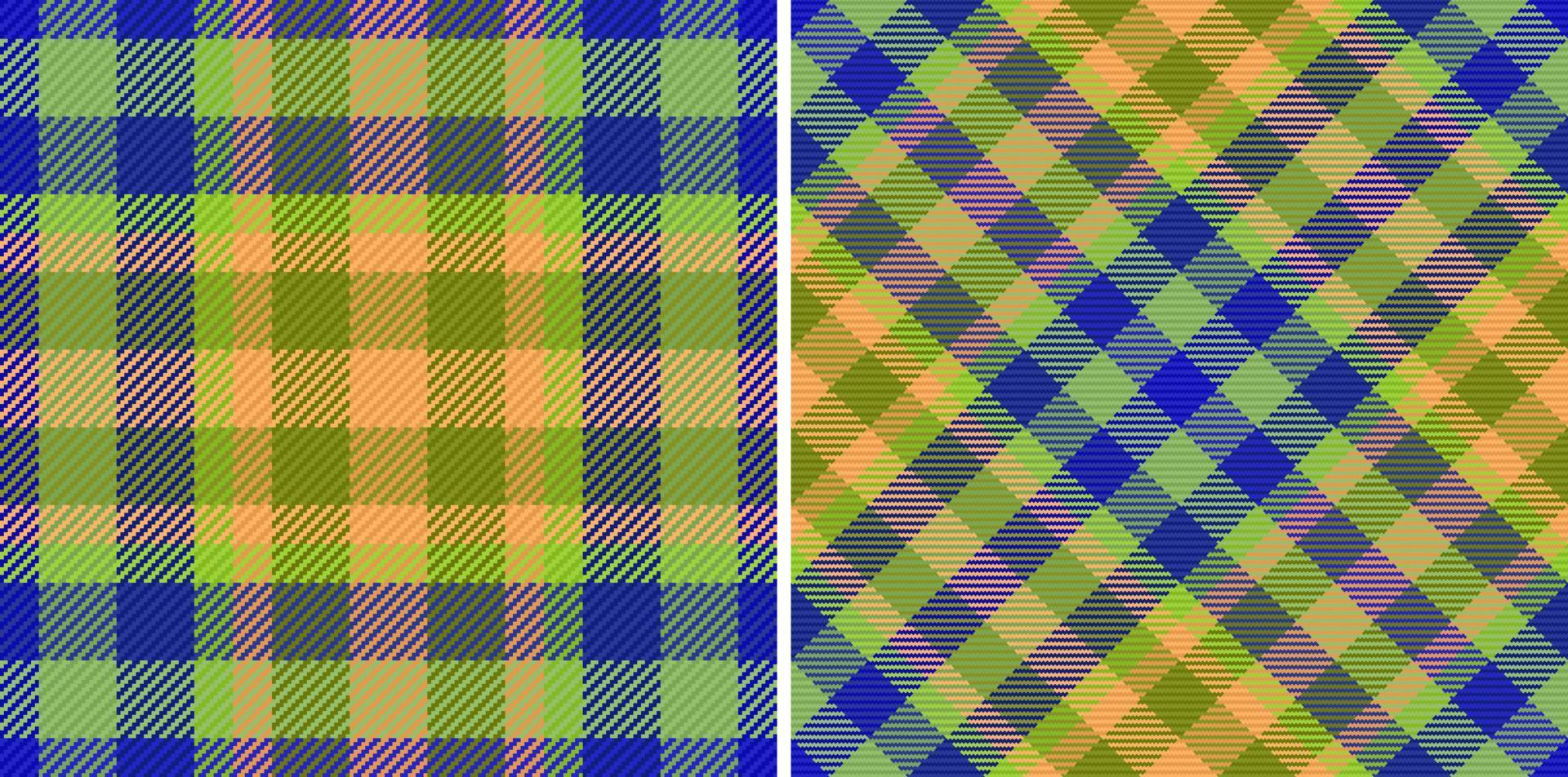 Seamless vector check. Textile tartan pattern. Background texture plaid fabric.