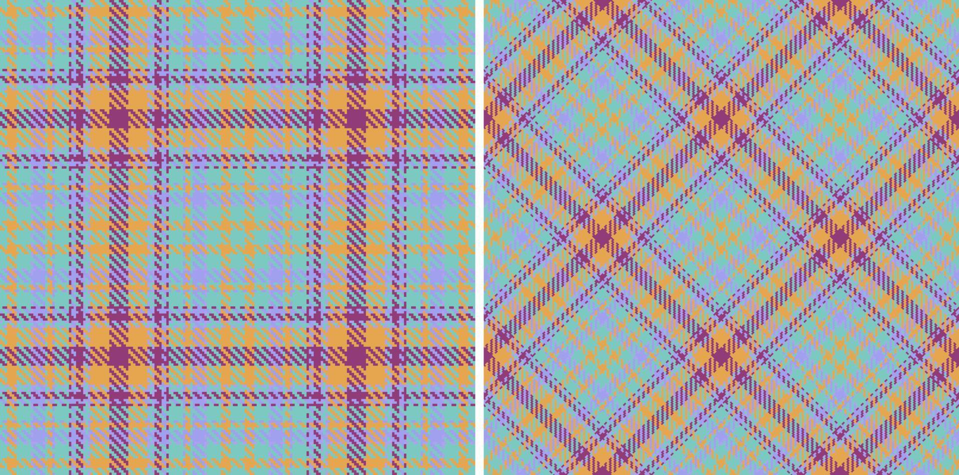 Textile fabric seamless. Pattern plaid check. Tartan background texture vector. vector
