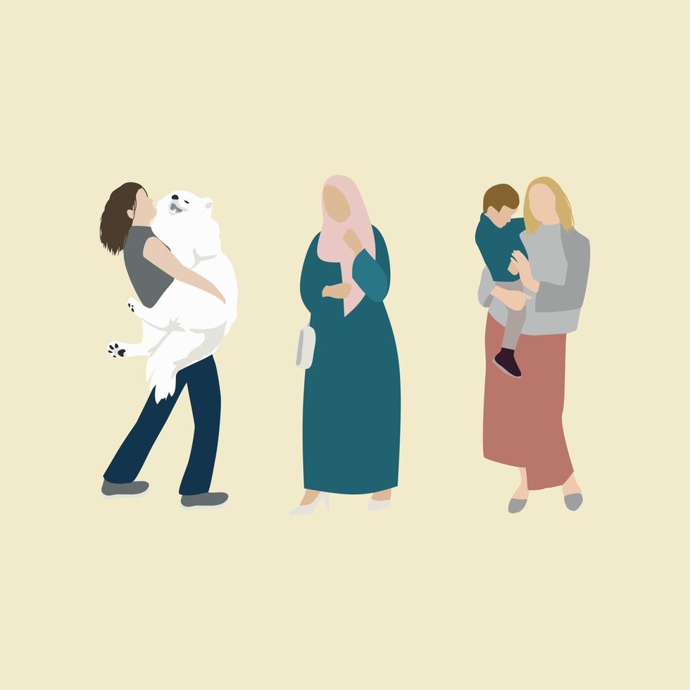 Women vector illustration