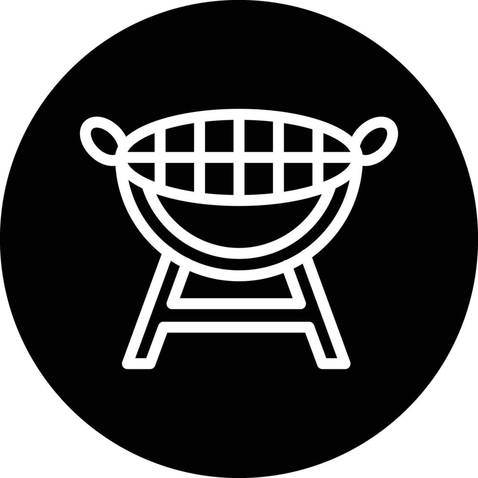 Bbq Grill Vector Icon Design