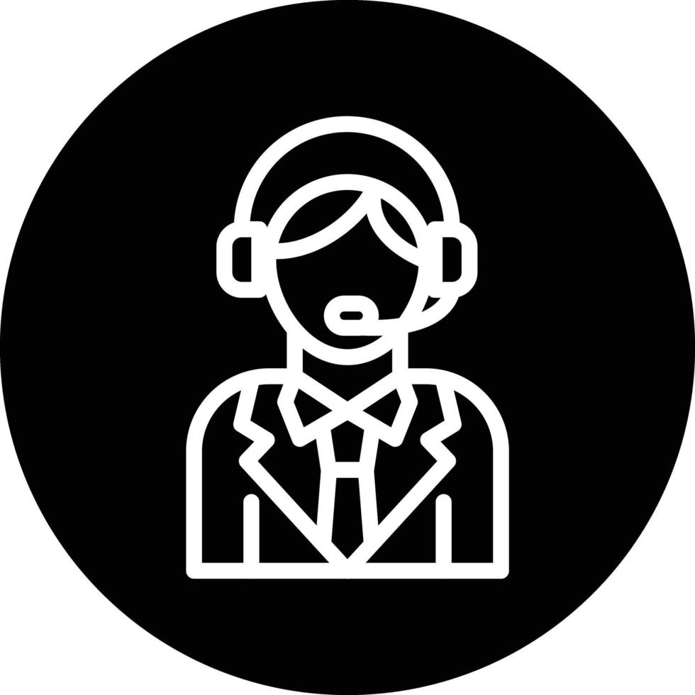 Customer Service Vector Icon Design
