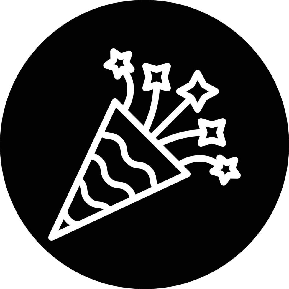 diseño de icono de vector de confeti