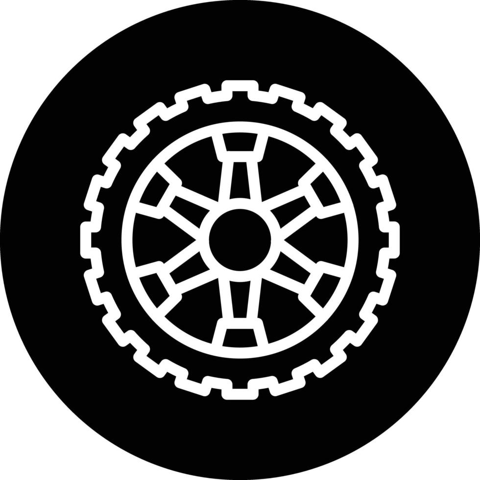 Wheel Vector Icon Design