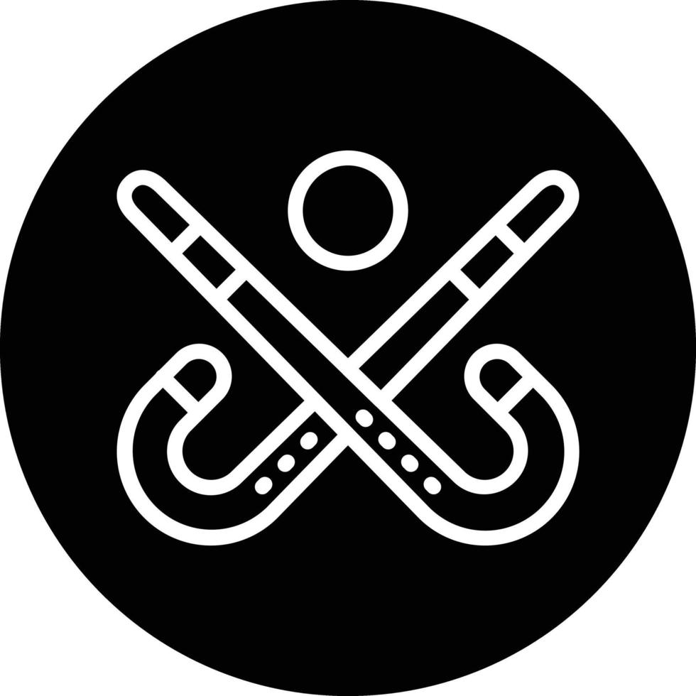 diseño de icono de vector de hockey