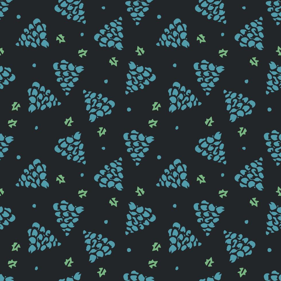 Seamless grape pattern. Doodle vector with grape icons. Vintage grape pattern