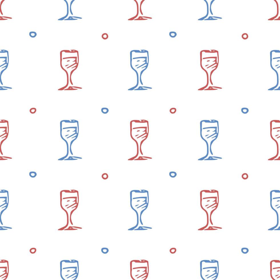 seamless wine pattern. vector doodle illustration with wine. pattern with wine