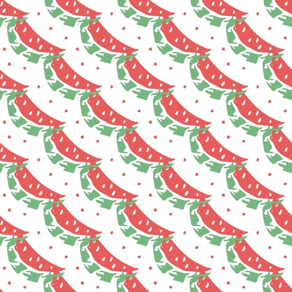 seamless watermelon pattern. vector doodle illustration with watermelon. pattern with watermelon