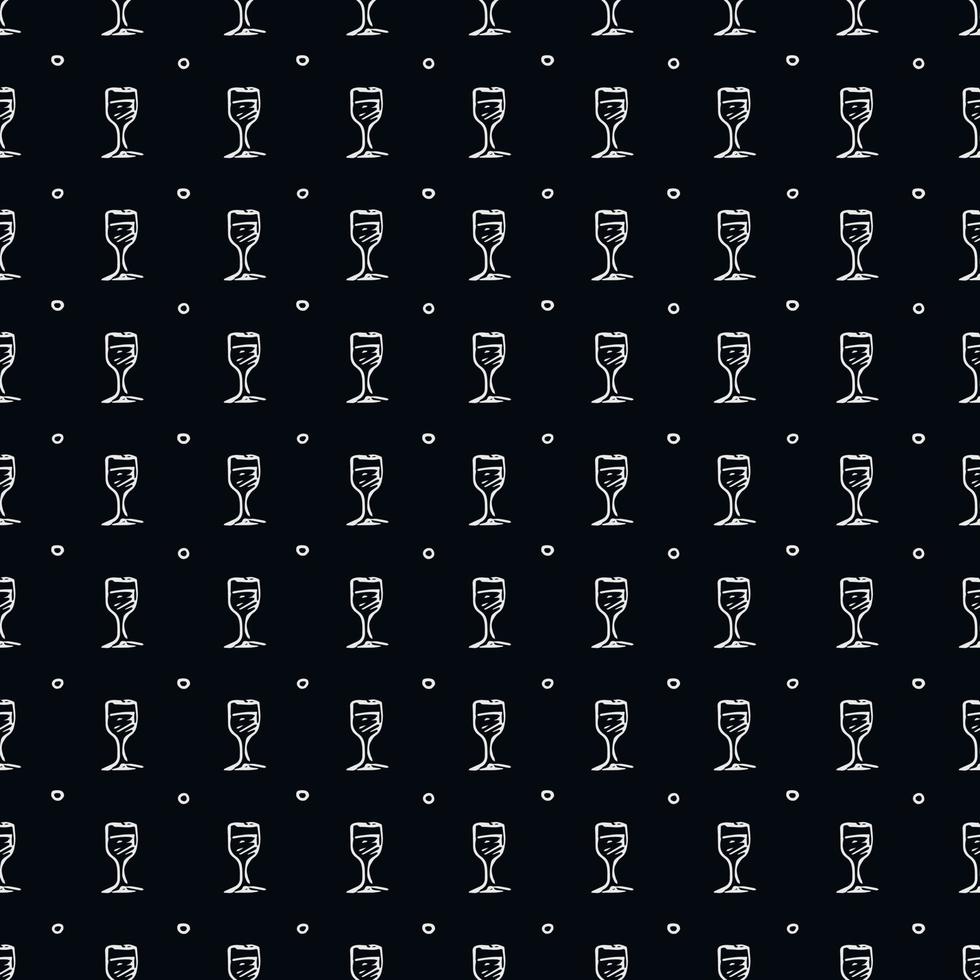 seamless wine pattern. vector doodle illustration with wine. pattern with wine