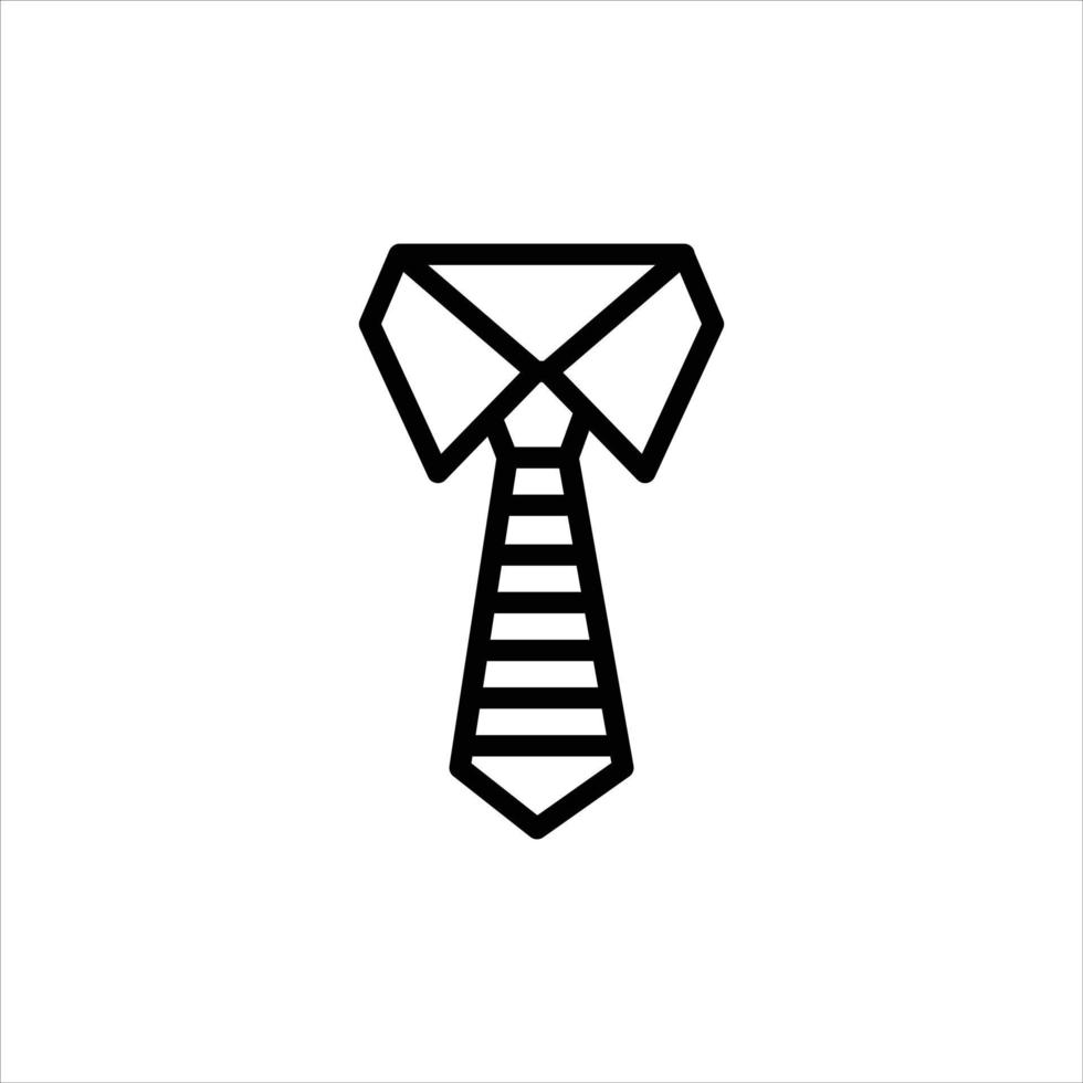 tie icon with isolated vektor and transparent background vector