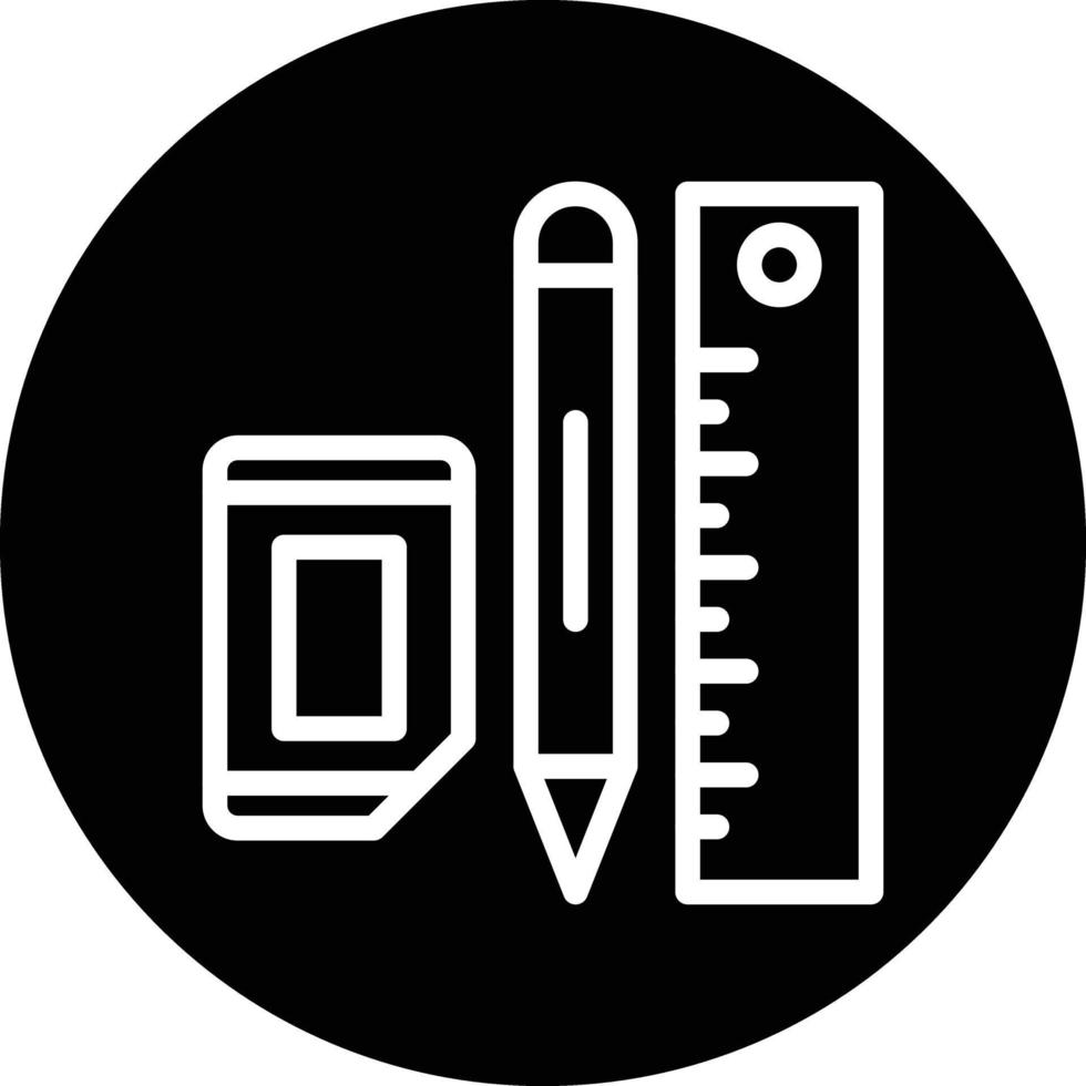 School Supplies Vector Icon Design