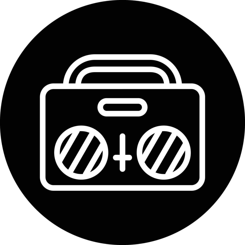 Boombox Vector Icon Design