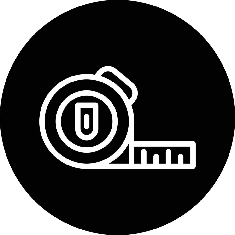 Measuring Tape Vector Icon Design