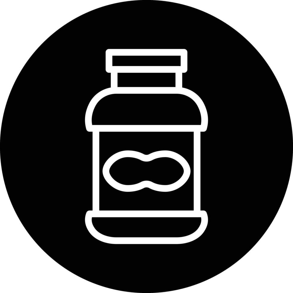 Peanut Butter Vector Icon Design