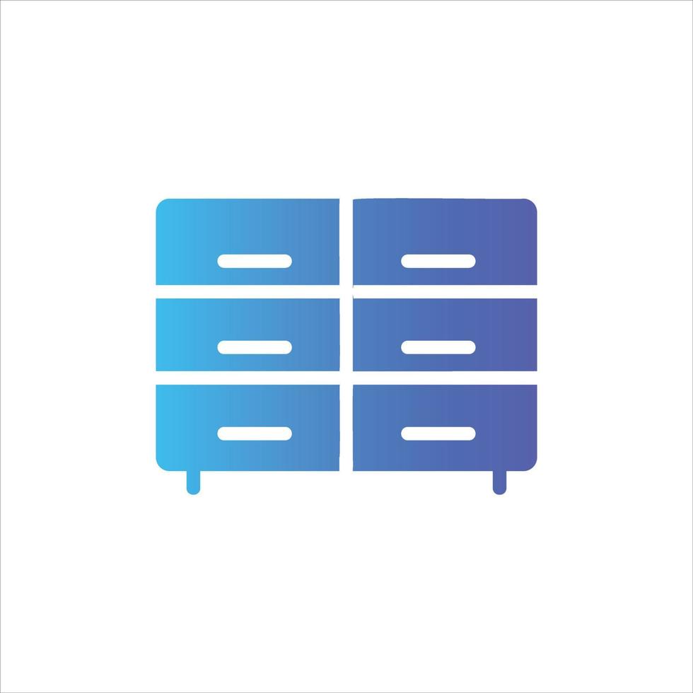 lockers icon with isolated vektor and transparent background vector