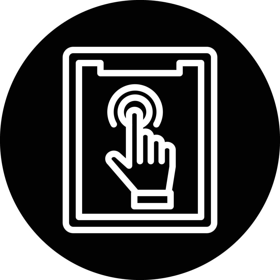 Touch Screen Vector Icon Design