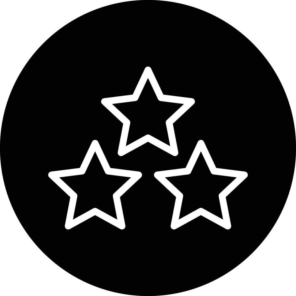 diseño de icono de vector de estrellas