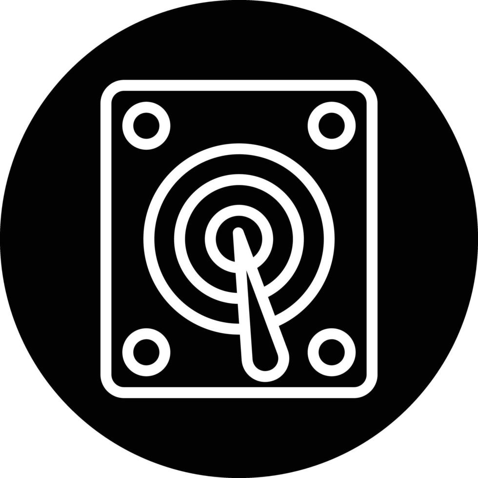 Hard Disk Vector Icon Design