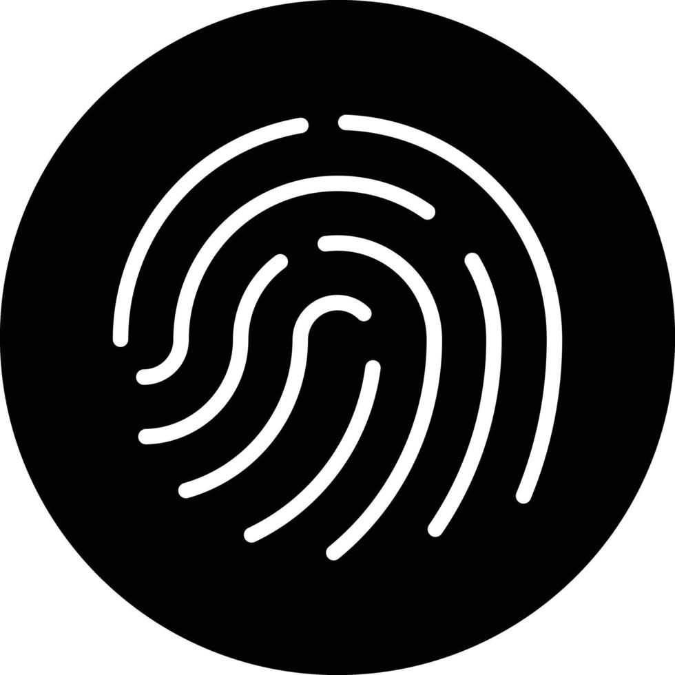 Fingerprint Vector Icon Design