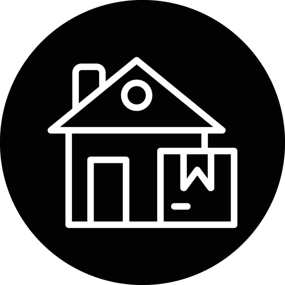 Home Delivery Vector Icon Design