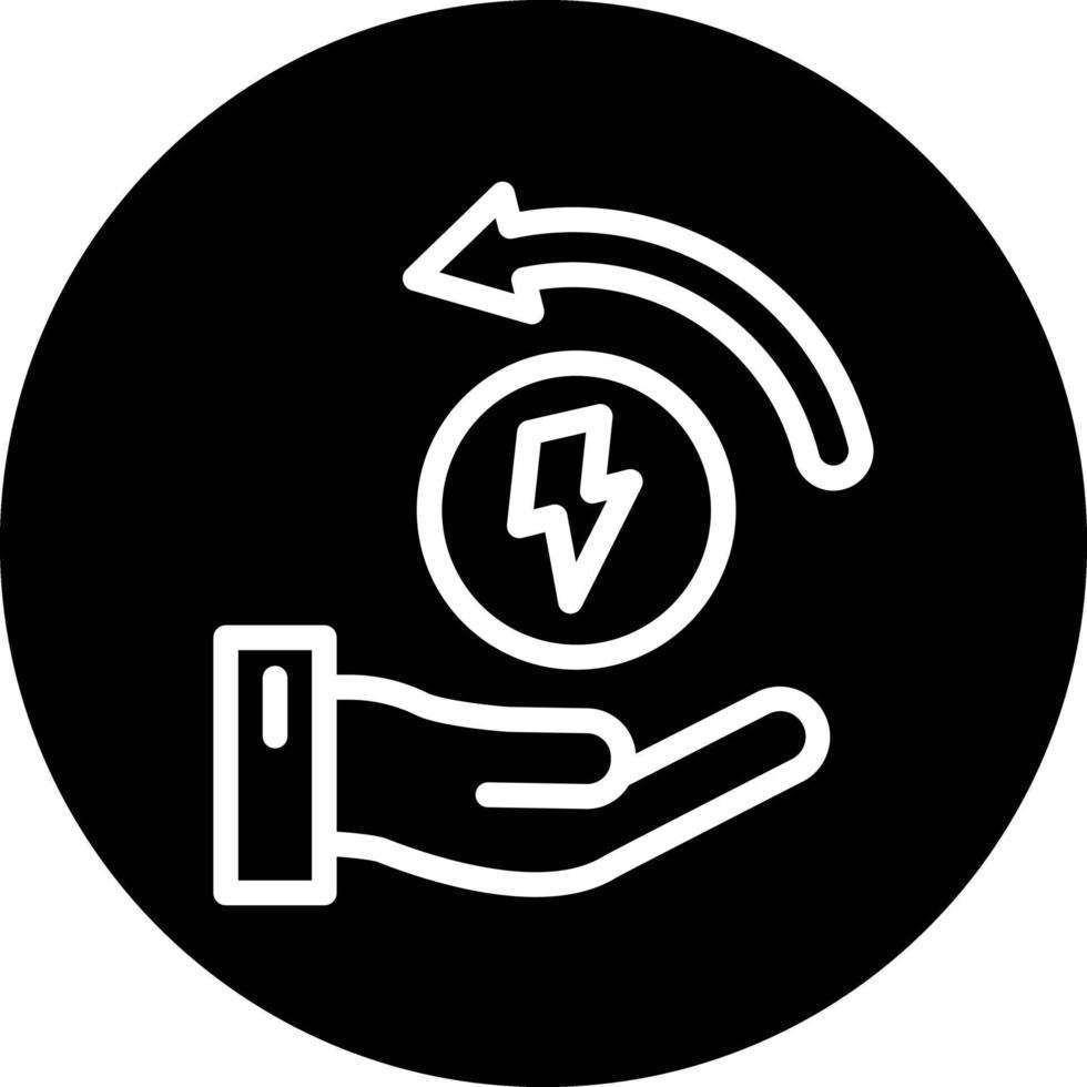 energía ahorro vector icono diseño