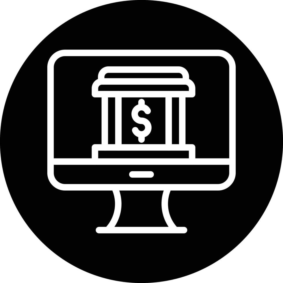 Online Banking Vector Icon Design