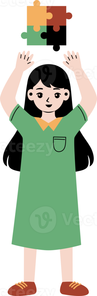 autisme enfant illustration png