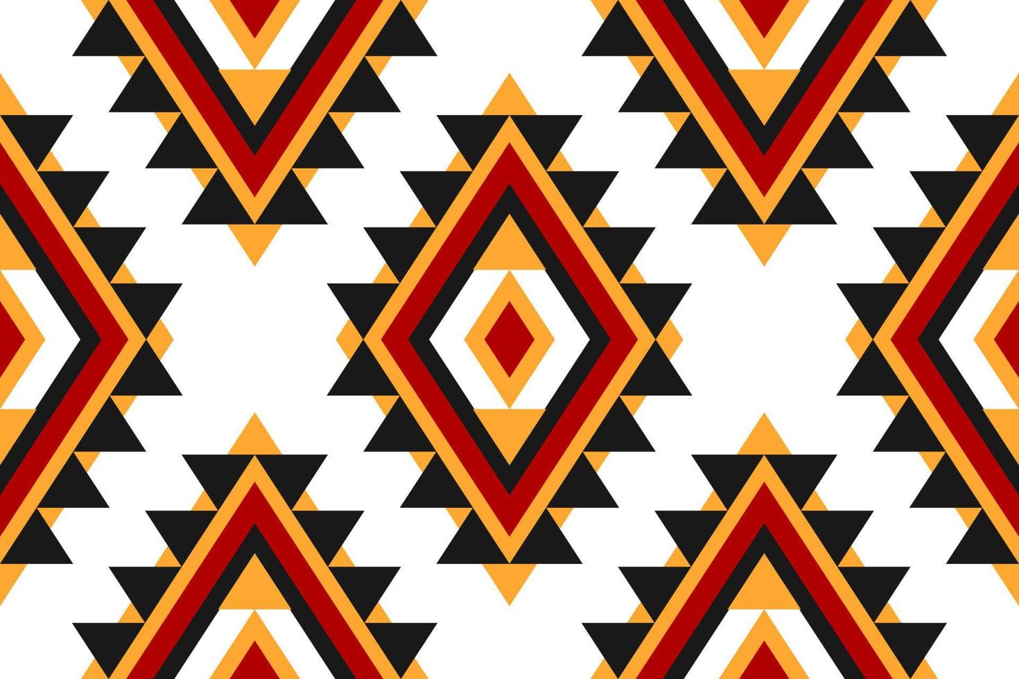 Geometric ethnic seamless pattern traditional. Aztec ethnic ornament print. Tribal pattern style. vector