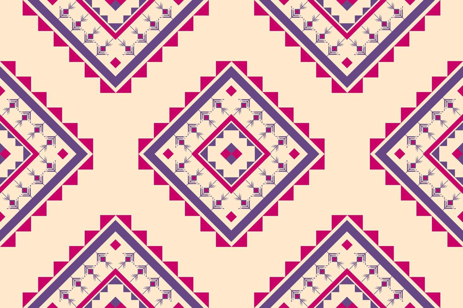 Fabric Aztec pattern background. Geometric ethnic oriental seamless pattern traditional. Mexican style. vector