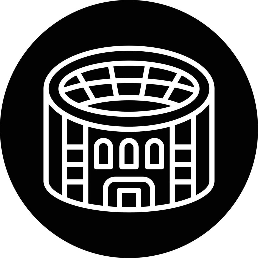 diseño de icono de vector de estadio