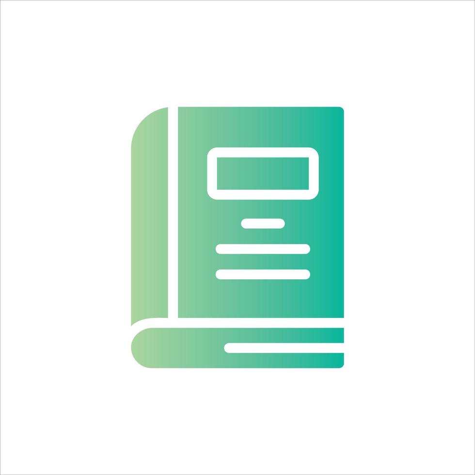 book icon with isolated vektor and transparent background vector