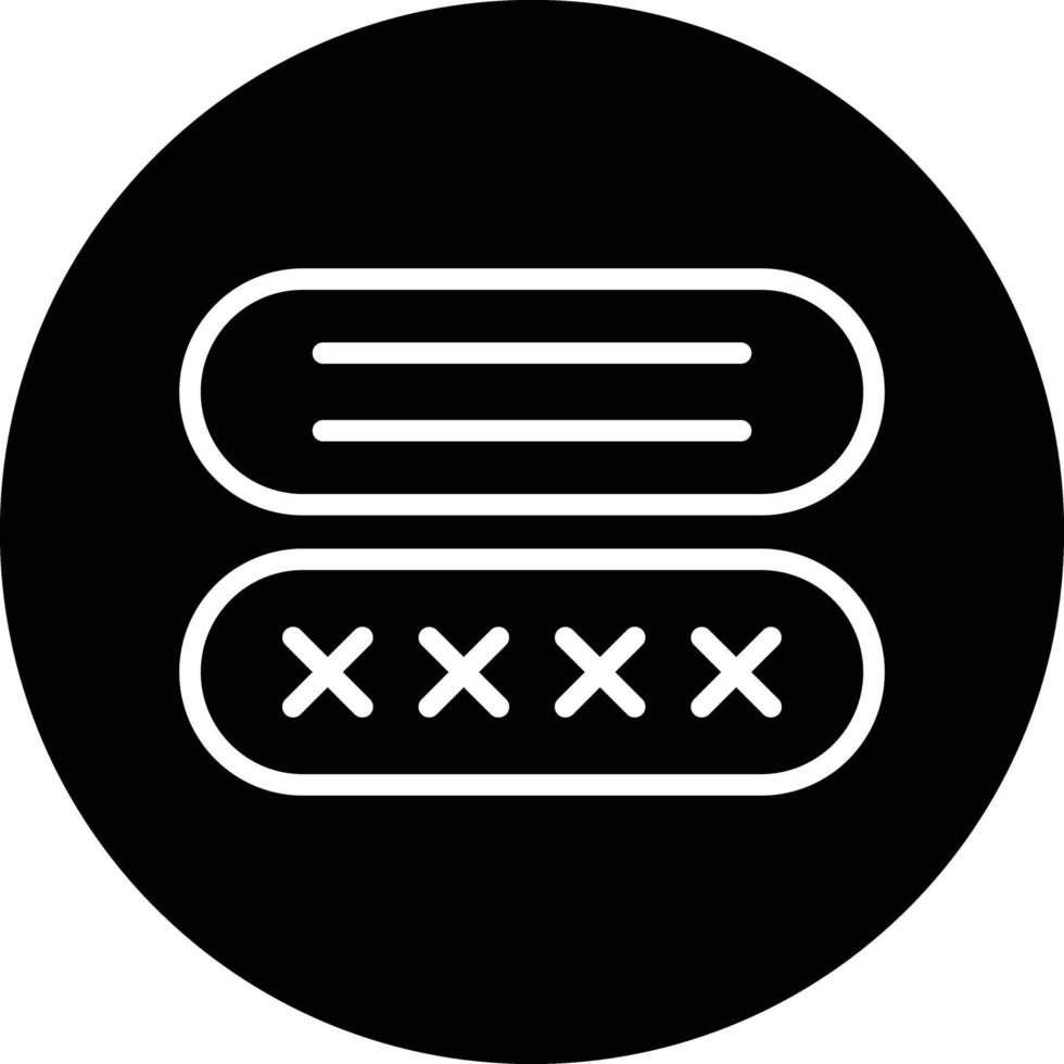 Password Vector Icon Design