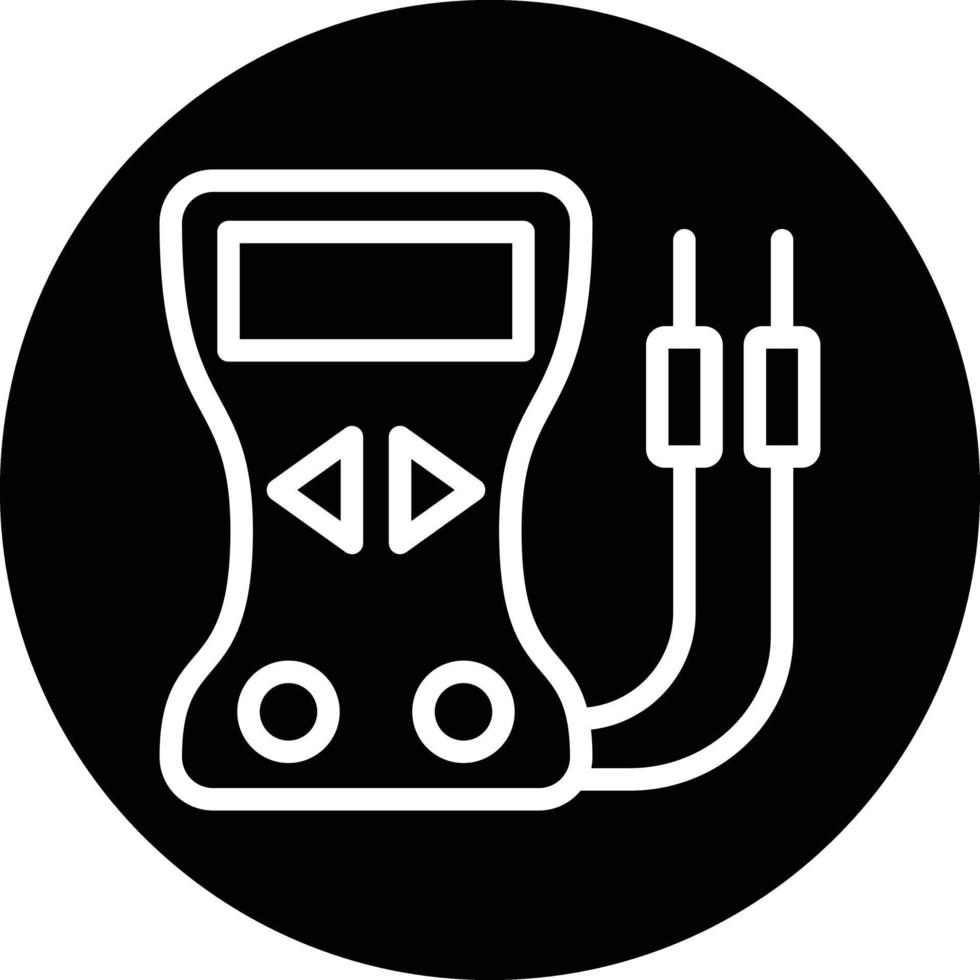 Voltmeter Vector Icon Design